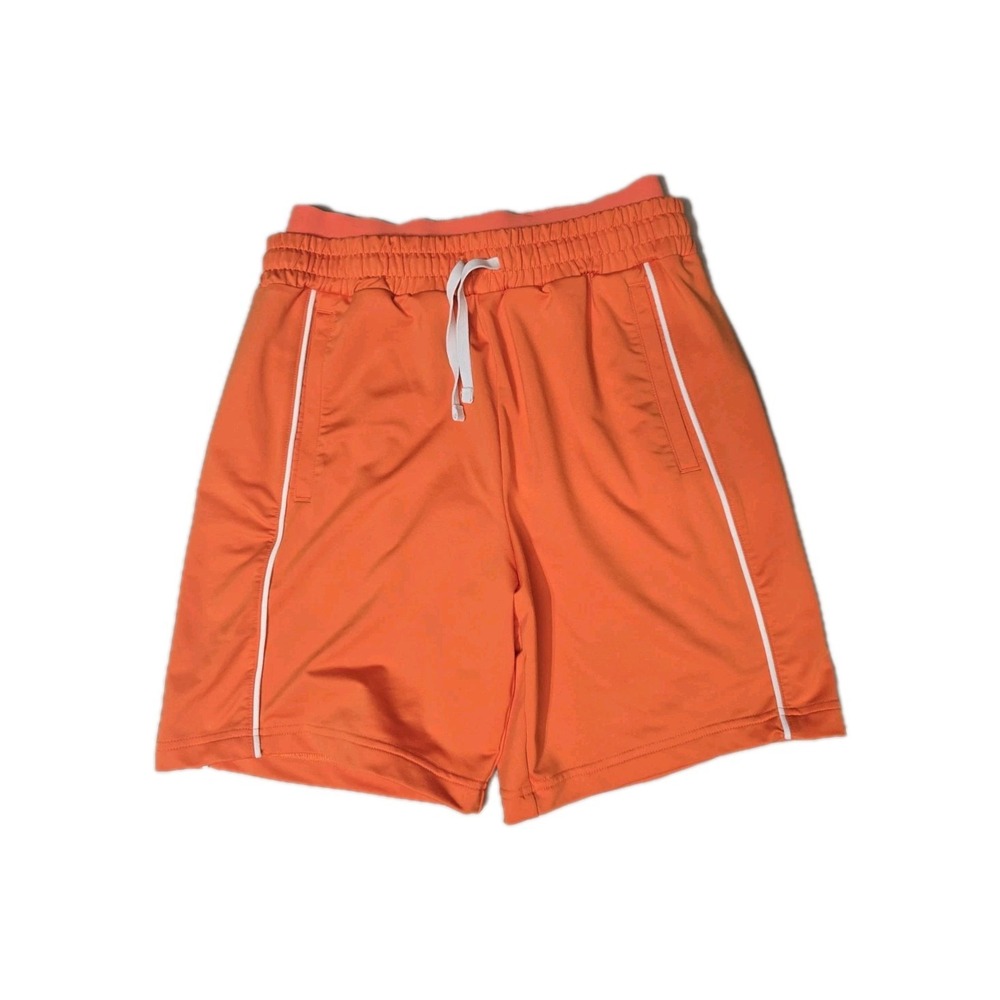 Gymshark Athletic Shorts Men's M Orange Training Stretch Polyester